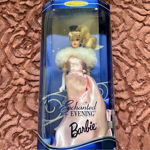 Barbie “Enchanted Evening” Glamorous Pink Gown with White Fur